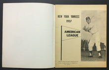 Load image into Gallery viewer, 1957 New York Yankees MLB Baseball Yearbook World's Champions Mickey Mantle