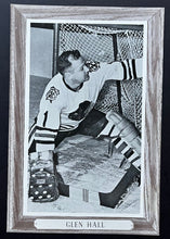 Load image into Gallery viewer, 1950-64 Beehive Corn Syrup Group 3 Hockey Photo Glen Hall NHL