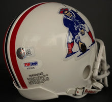 Load image into Gallery viewer, Andre Tippett Autographed New England Patriots Signed Football Mini Helmet PSA