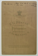 Load image into Gallery viewer, 1890 Antique Cabinet Photo Tennis Players Nellie Ruth + Ethel Kate Hamlin