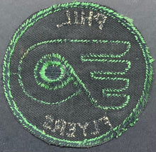 Load image into Gallery viewer, Vintage Philadelphia Flyers Green Logo Patch Rare Crest VTG Antique