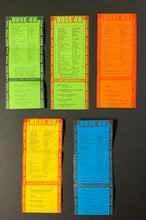 Load image into Gallery viewer, CHAM Chart Radio Survey Lot x5 Hamilton Canada Music 1970's George Harrison