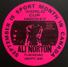 Load image into Gallery viewer, 1976 Boxing Muhammad Ali Promotional Decal Ken Norton New York Yankees Stadium