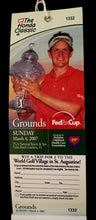 Load image into Gallery viewer, Full Set 6 Daily Tickets from 2007 Honda Classic Book + Tickets Luke Donald