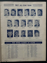Load image into Gallery viewer, 1952 6th Annual NHL All Star Game Hockey Program Detroit Olympia Stadium Richard