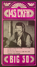 Load image into Gallery viewer, 1970 CKFH Radio Survey Record Chart Toronto Music Guess Who CSNY Jackson Five