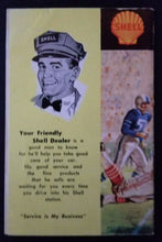 Load image into Gallery viewer, 1959 Shell Oil Canadian Pro College Football Handbook Pocket Sked Game Schedule