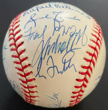 Load image into Gallery viewer, 1997 Atlanta Braves Team Signed Rawlings Baseball 23 Autos Maddux Smoltz JSA LOA