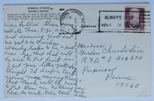 Load image into Gallery viewer, 1950s Memorial Stadium Baseball Football Postcard Baltimore Maryland Posted