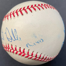 Load image into Gallery viewer, Albert Belle Signed Gene Budig Official MLB Baseball Autographed JSA Indians