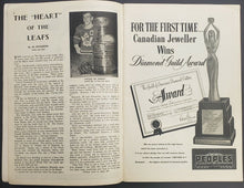 Load image into Gallery viewer, 1954 Maple Leaf Gardens Stanley Cup Semi Final Program Toronto Leafs v Red Wings