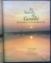 Load image into Gallery viewer, 1982 In Search of Gandhi Signed Book x4 Richard Attenborough Kingsley Auto JSA