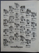 Load image into Gallery viewer, 1977 Seattle's Kingdome MLB Program Seattle Mariners vs California Angels VTG