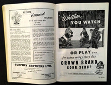 Load image into Gallery viewer, 1957 Maple Leaf Gardens NHL Hockey Program VTG Leafs vs Red Wings Brian Cullen
