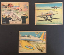 Load image into Gallery viewer, 1941 Uncle Sam National Defence Trading Cards x6 R157 Gum Inc Vintage WWII
