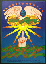 Load image into Gallery viewer, Original 1968 Avalon Ballroom Family Dog Postcard The Electric Flag The Fugs