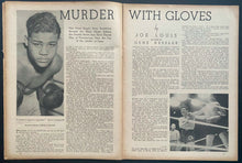 Load image into Gallery viewer, 1935 Liberty Magazine Young Boxing Star Joe Louis Featured Article Vintage