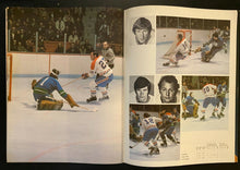 Load image into Gallery viewer, 1973 Vancouver Canucks Yearbook NHL Game Program Toronto Maple Leafs Gardens