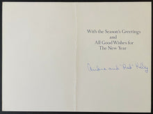 Load image into Gallery viewer, Vintage NHL Hockey Personal Signed Red Kelly Autographed Christmas Holiday Card