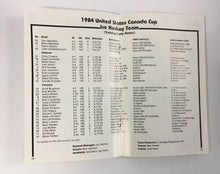 Load image into Gallery viewer, 1984 Canada Cup Team USA Hockey Media Guide Lots Of NHL Players In Lineup