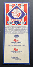 Load image into Gallery viewer, 1939 100th Anniversary Baseball Calendar + Schedules MLB + A.L. + N.L. Vintage