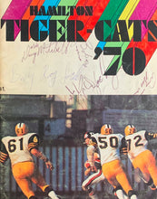 Load image into Gallery viewer, 1970 CNE Stadium Toronto Argos Hamilton Tigers Cats Signed Program Autographed