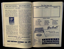 Load image into Gallery viewer, 1955 Maple Leaf Gardens NHL Hockey Program VTG Leafs vs Red Wings Harry Lumley