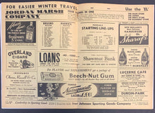 Load image into Gallery viewer, 1941 Boston Garden Official Hockey Program Boston Bruins vs Chicago Blackhawks