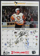 Load image into Gallery viewer, 1992-1993 Stanley Cup Champions Pittsburgh Penguins Calendar - 22 Player Autos