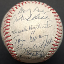 Load image into Gallery viewer, 1977 Toronto Blue Jays Inaugural Team Autographed x28 Logo Baseball MLB Signed