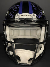 Load image into Gallery viewer, 2019/20 Baltimore Ravens Team Signed x23 Riddell Helmet Beckett Jackson Harbaugh