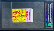 Load image into Gallery viewer, 1964 World Series Game 4 Ticket Yankee Stadium New York vs Cardinals Graded EX5