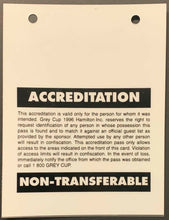 Load image into Gallery viewer, 1996 Grey Cup Toronto Argonauts Private Box Ticket Pass CFL Canada Football