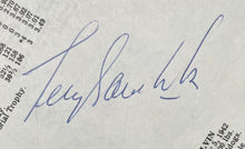 Load image into Gallery viewer, Terry Sawchuk Autographed Signed Media Guide Page Maple Leafs Red Wings LOA JSA
