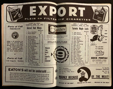 Load image into Gallery viewer, 1963 NHL Hockey 3 Stanley Cup Finals Programs Toronto Maple Leafs vs Red Wings