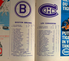 Load image into Gallery viewer, 1966 Montreal Forum NHL Hockey Program Canadiens vs Boston Bruins Bob Rousseau
