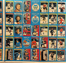 Load image into Gallery viewer, 1979-80 OPC NHL Hockey Cards Uncut Sheet Blank Back Wayne Gretzky Rookie RC RARE