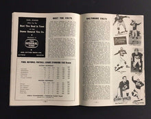 Load image into Gallery viewer, 1954 Comiskey Park NFL Program Chicago Cardinals Baltimore Colts Bidwell Game