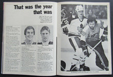 Load image into Gallery viewer, 1982 Maple Leaf Gardens 50th Anniversary NHL Program Toronto Leafs vs Rockies