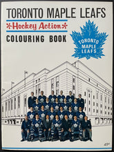Load image into Gallery viewer, 1964 Toronto Maple Leafs Vintage Original NHL Hockey Colouring Book + Provenance