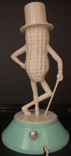 Load image into Gallery viewer, Mr. Peanut Working Vintage Planters Functional Lamp Circa 1950s Advertising