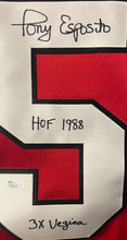 Load image into Gallery viewer, Tony Esposito Signed Chicago Blackhawks NHL Hockey Display Jersey Autograph JSA
