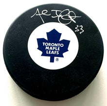 Load image into Gallery viewer, Al Lafrate Signed Toronto Maple Leafs NHL Hockey Puck Autographed In Glas Co COA