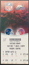 Load image into Gallery viewer, 2010 NFL Football Rogers Centre Toronto Full Ticket Buffalo Bills Chicago Bears