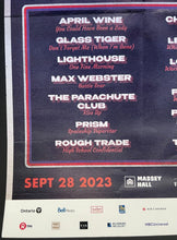 Load image into Gallery viewer, 2023 Canada's Rock Of Fame Induction Concert Massey Hall Poster Banner Handbill
