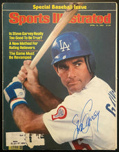 Load image into Gallery viewer, 1982 Signed Vintage Sports Illustrated Baseball Steve Garvey Autographed Cover
