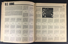 Load image into Gallery viewer, 1971 CFL Football Picture Album 9 Teams Eskimos Argos Tiger Cats Alouettes ++