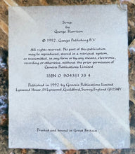 Load image into Gallery viewer, Songs By George Harrison Volume 2 Autographed Deluxe Edition Boxed Book + CD LOA