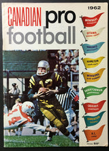 Load image into Gallery viewer, 1962 Canadian Pro Football Yearbook Guide CFL Alouettes Rough Riders Argos ++