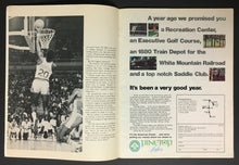 Load image into Gallery viewer, 1973 NBA Basketball Program Phoenix Suns vs Los Angeles Lakers Wilt Chamberlin